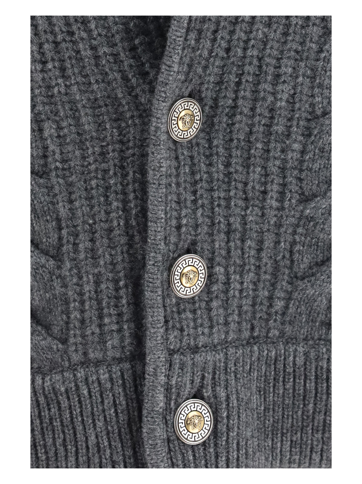 VERSACE Versace Men Knitted Button Cardigan