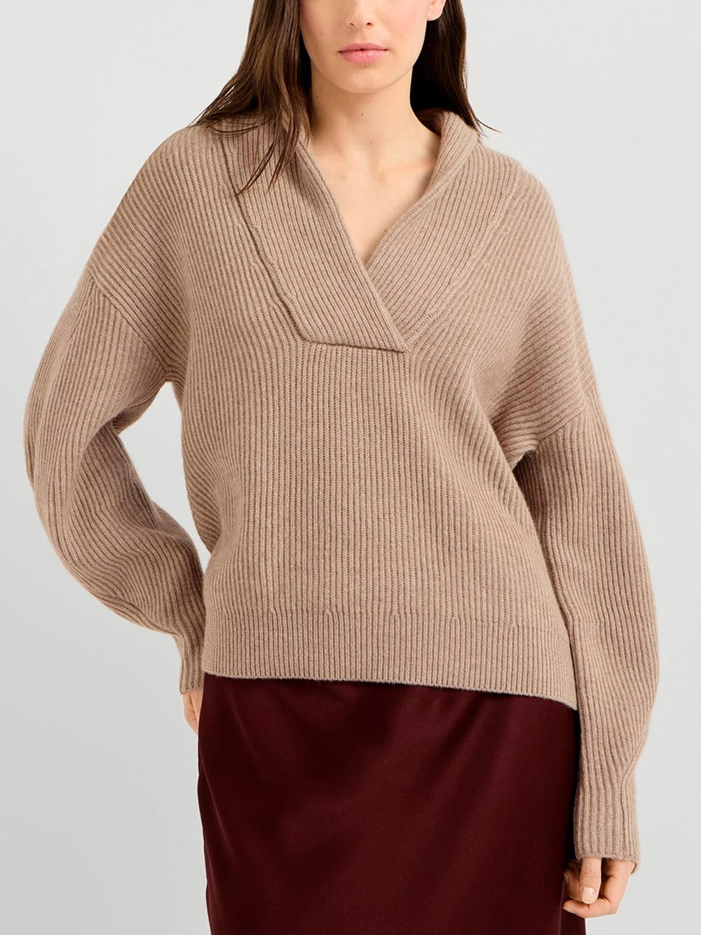 Brunello cucinelli Brunello Cucinelli Women Cashmere English Rib Sweater