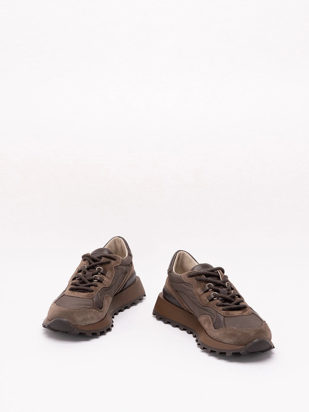 Brunello cucinelli Brunello Cucinelli Women Suede And Cotton Sneakers