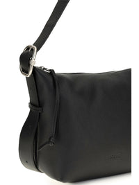 Loewe Men Medium Loop Hobo Bag In Grained Calfskin