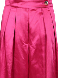 Dries Van Noten Women Wide Pink Trousers