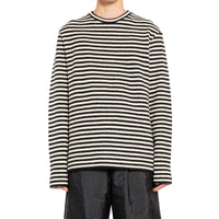 Jil Sander Striped Wool Compact Jersey T-Shirt Men