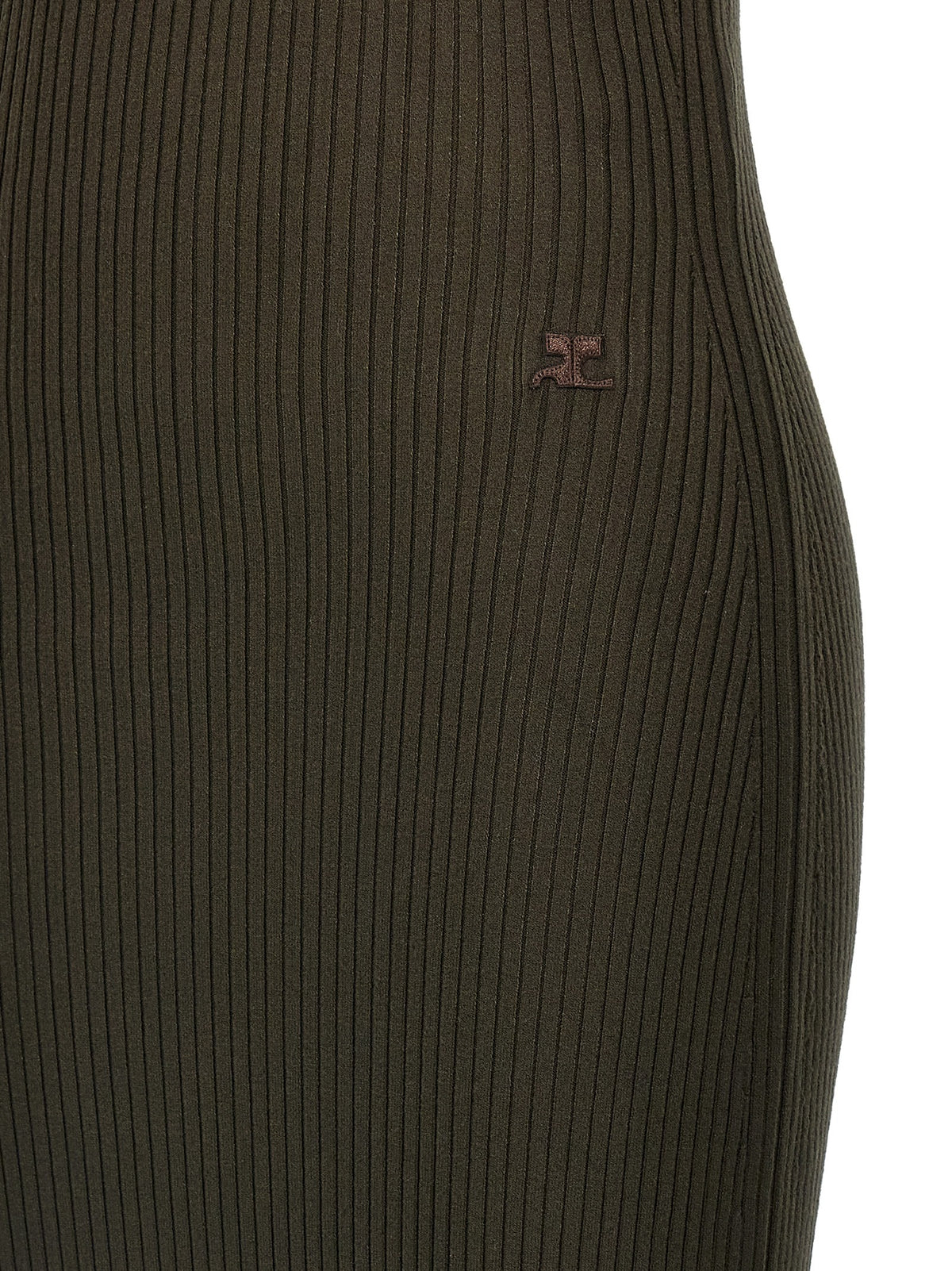 COURREGES Courreges Women 'Twist Rib Knit Long' Dress