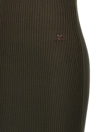 COURREGES Courreges Women 'Twist Rib Knit Long' Dress