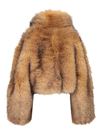 Rotate Women Short Fur Jacket