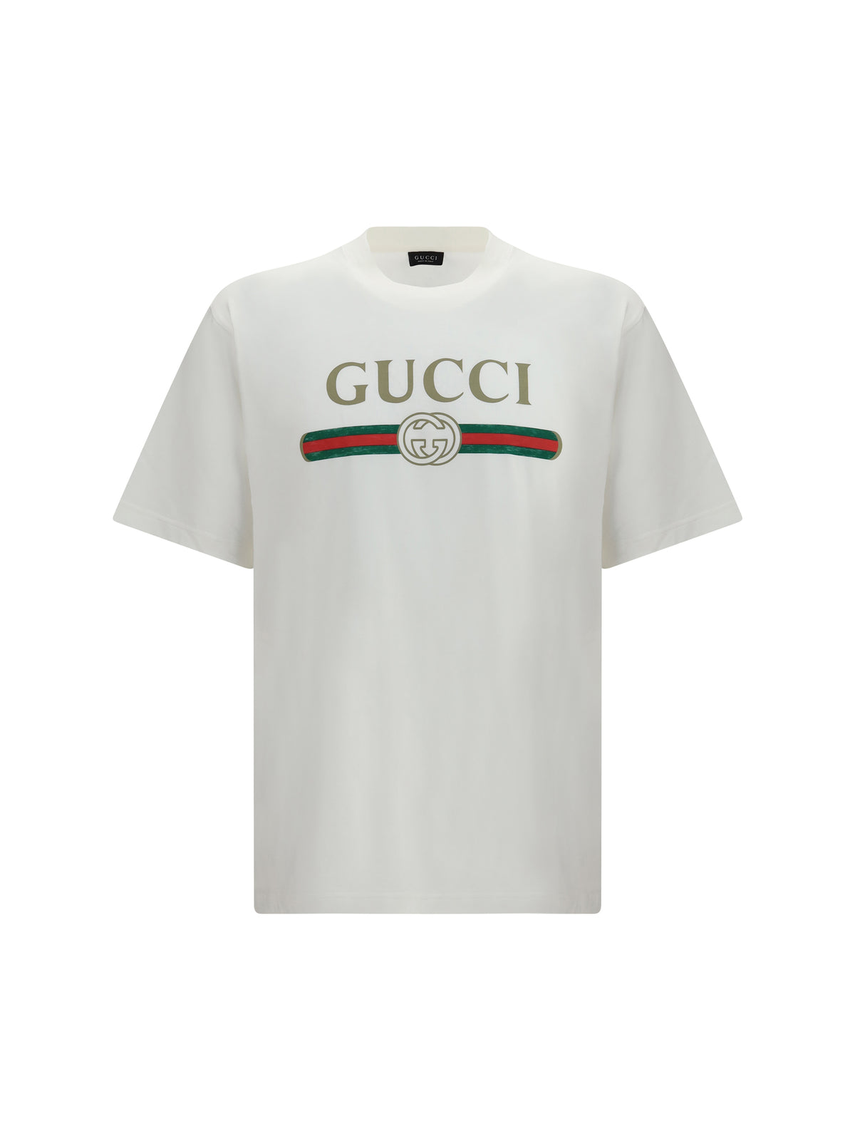 Gucci Men Printed Silk-Blend Jersey T-Shirt