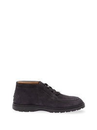 Tod's Tod's Men Ankle Boots In Suede Leather
