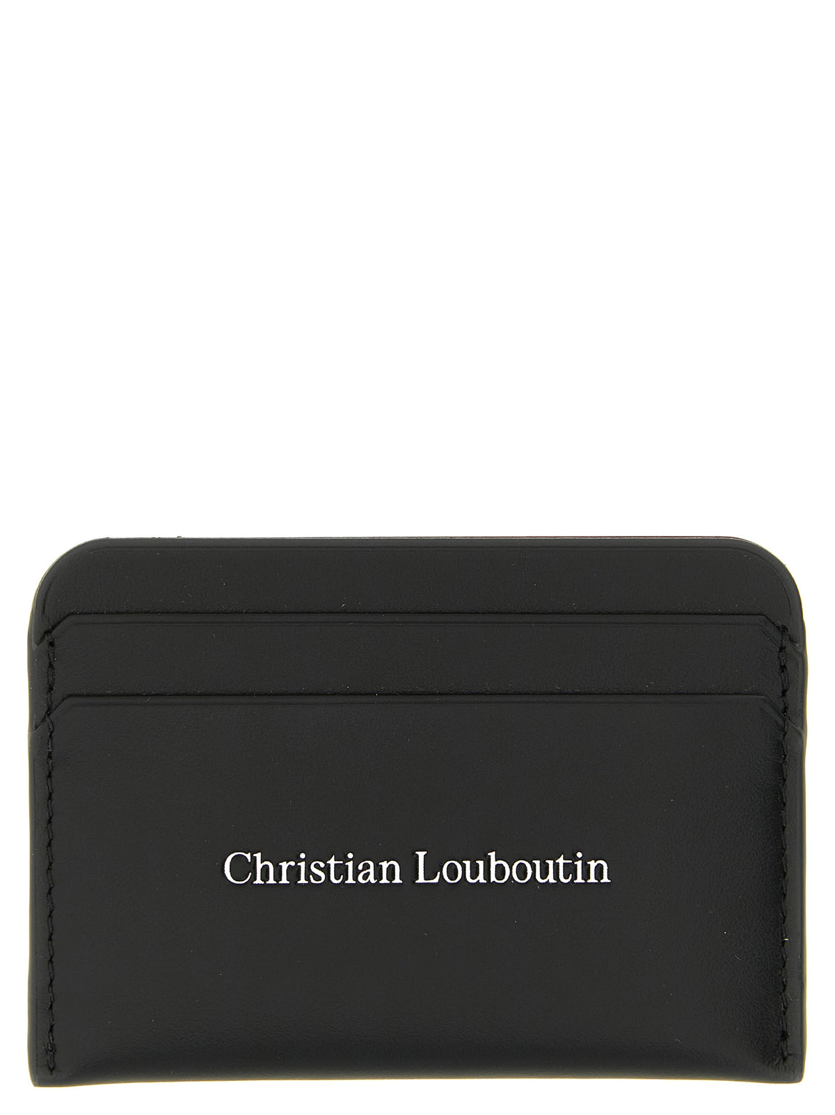 Christian Louboutin Men Black 'Canopy' Card Holder