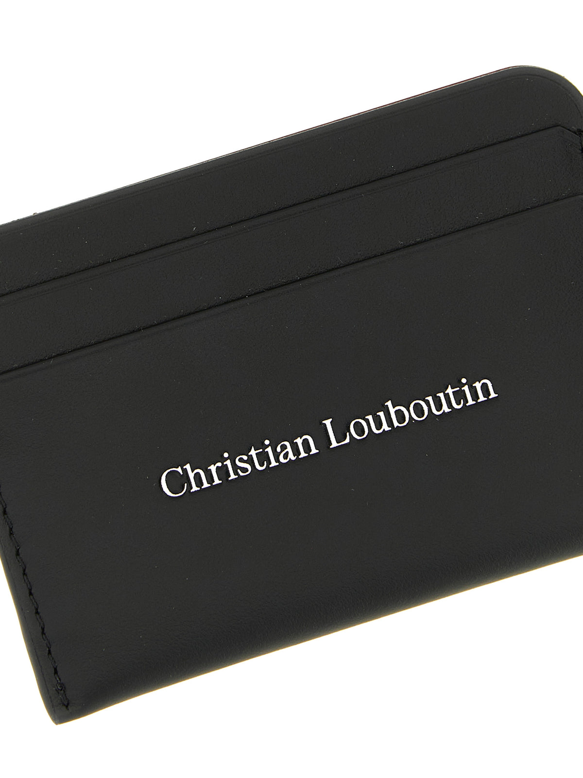 Christian Louboutin Men Black 'Canopy' Card Holder