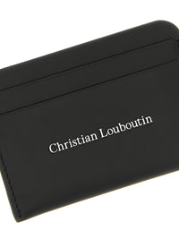 Christian Louboutin Men Black 'Canopy' Card Holder