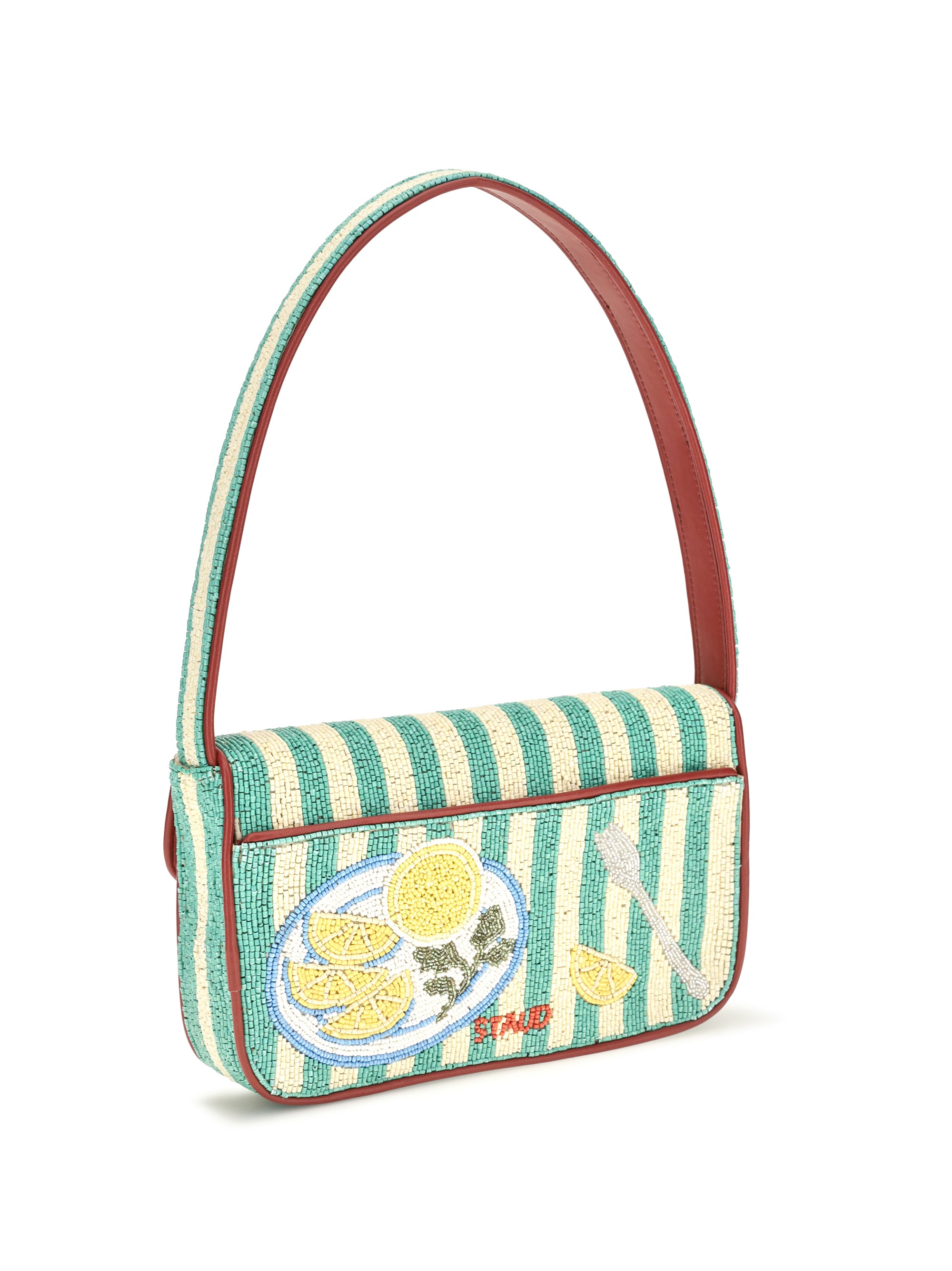 STAUD Staud Women Tommy Beaded Shoulder Bag