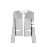 Thom Browne Thom Browne 4- Bar Wool Cardigan Women