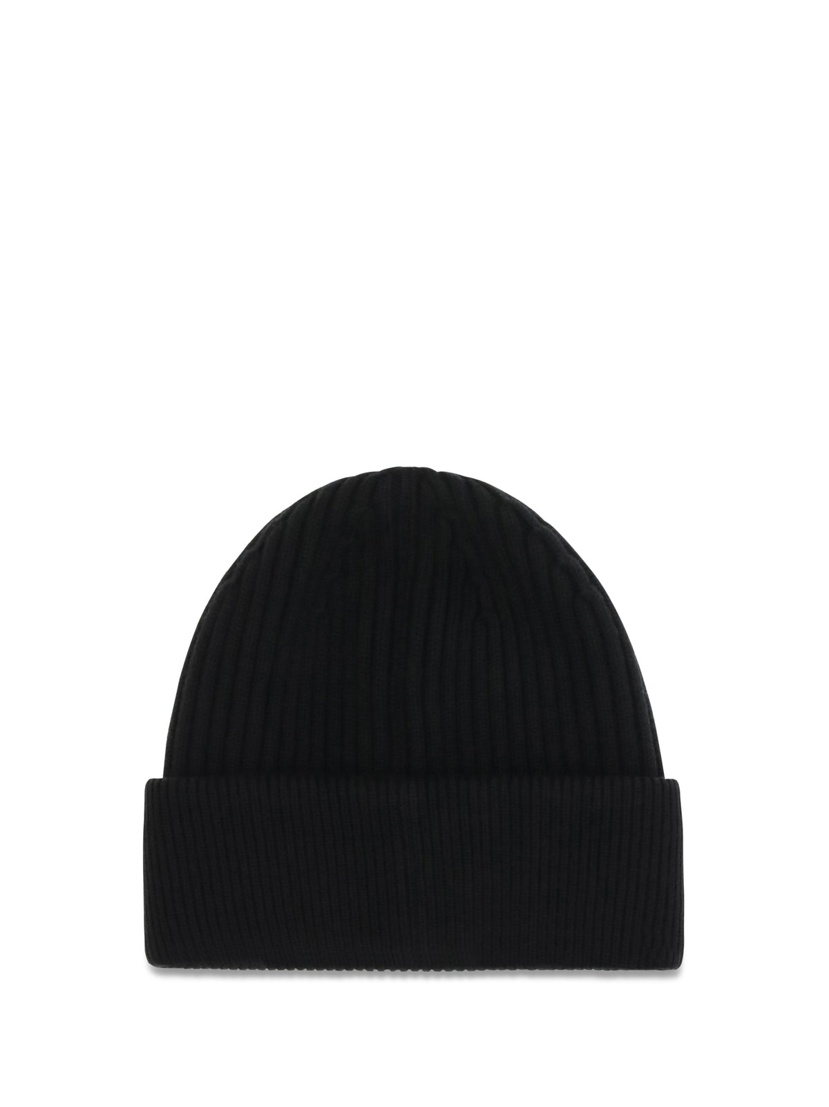 DOLCE & GABBANA Dolce & Gabbana Men Logo English Rib Knit Beanie