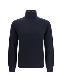 Brioni Men Wool And Cashmere Turtleneck Sweater