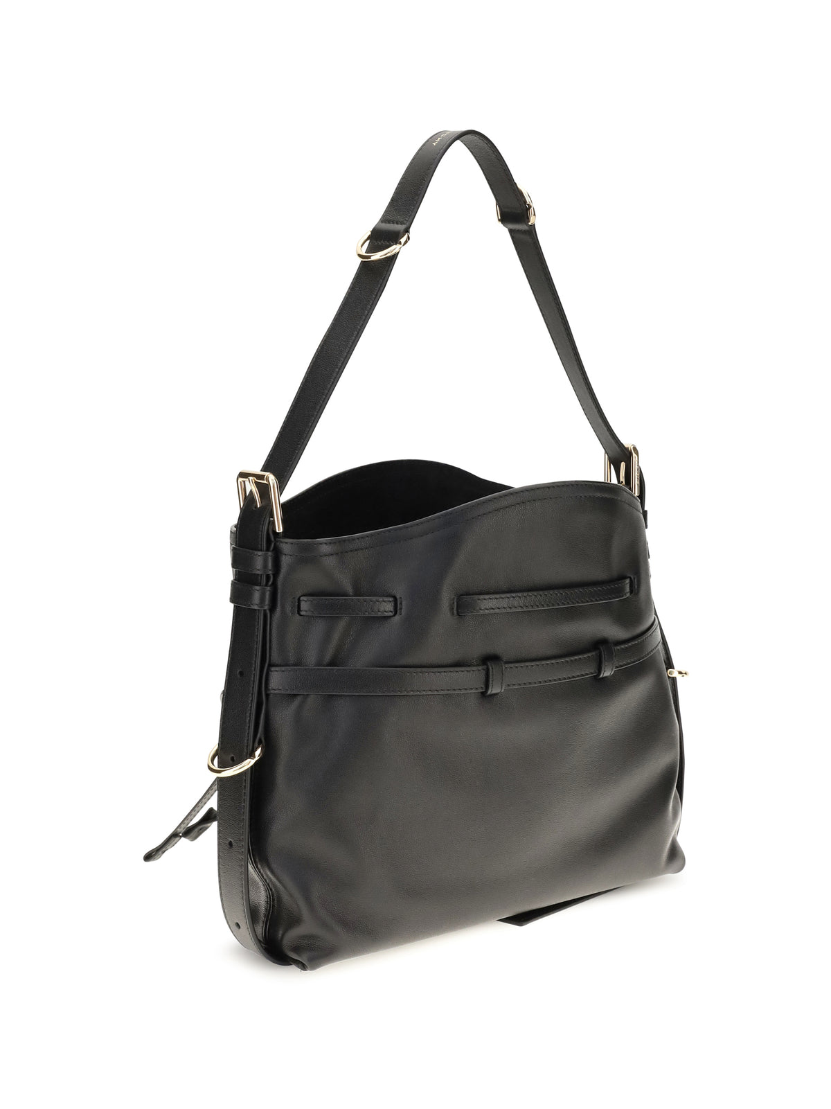 Givenchy Women Small Voyou Bucket Handbag In Glossy Leather