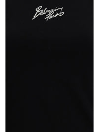 BALMAIN Balmain Women Paris Brush Print Tank Top