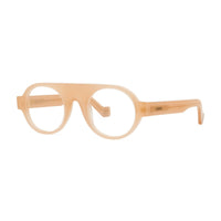 Loewe Eyeglasses Round Full Rim, Light Pink Frame and Clear Demo Lenses Lens LW50009I072