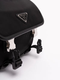 Prada Prada Men Re-Nylon And Saffiano Leather Shoulder Bag