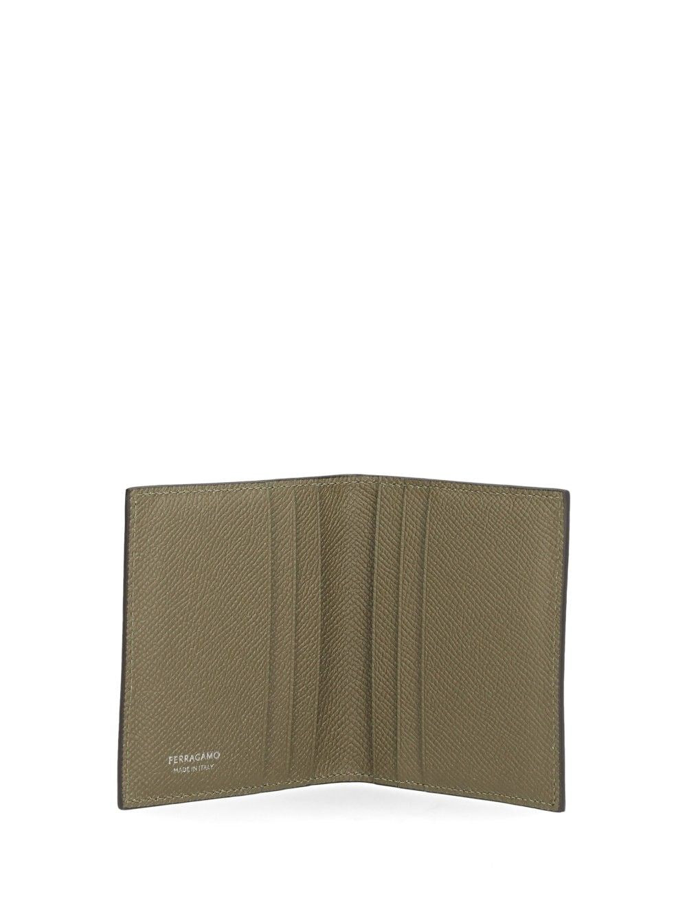 Ferragamo Ferragamo Men "Gancini" Micro Credit Card Holder