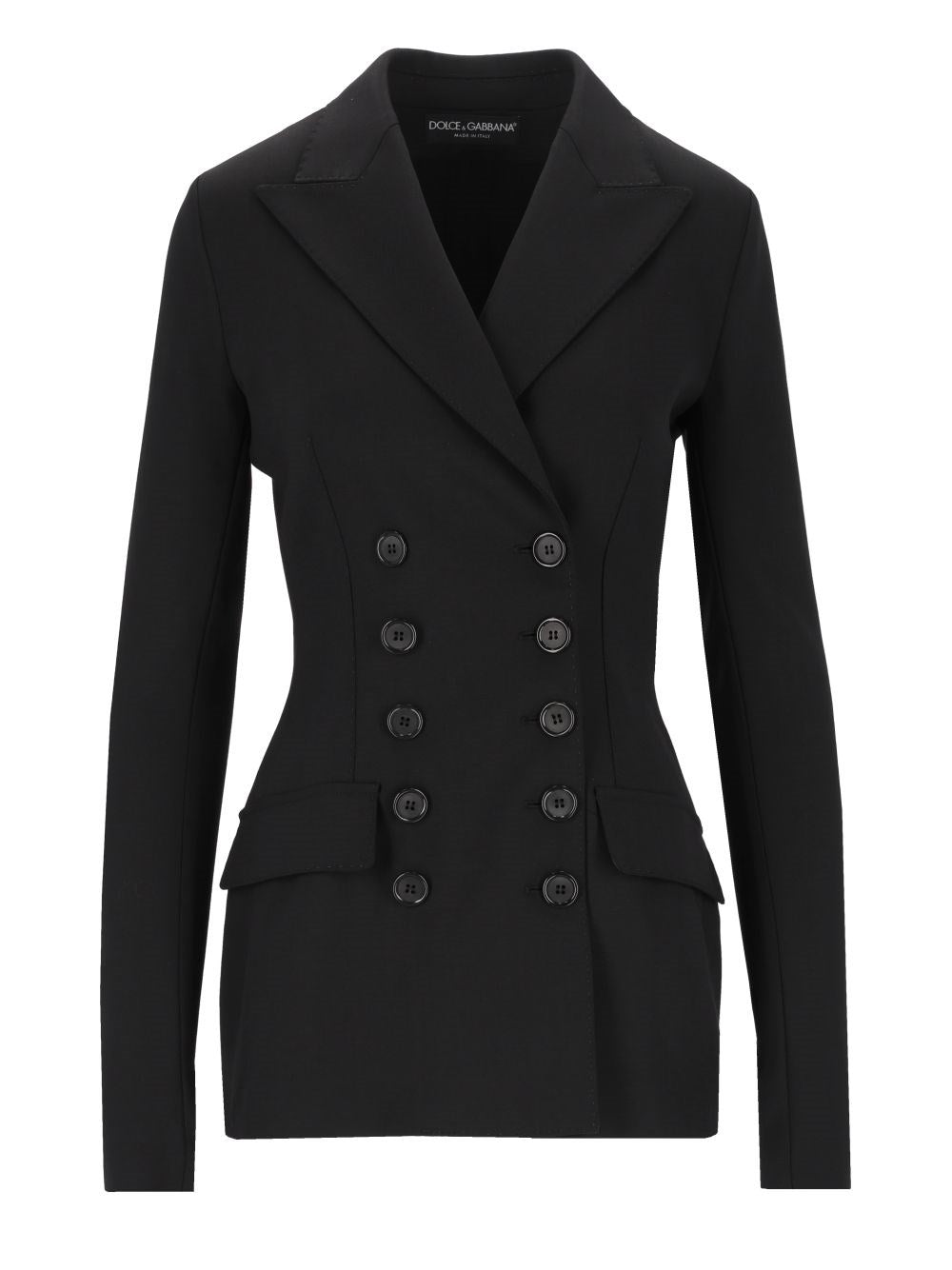 Dolce & Gabbana Women Double-Breasted Stretch Blazer