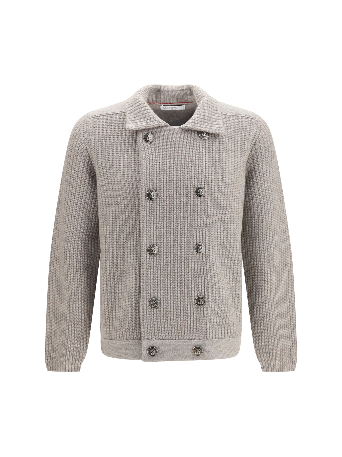Brunello Cucinelli Men Marina Cardigan In English Rib Cashmere