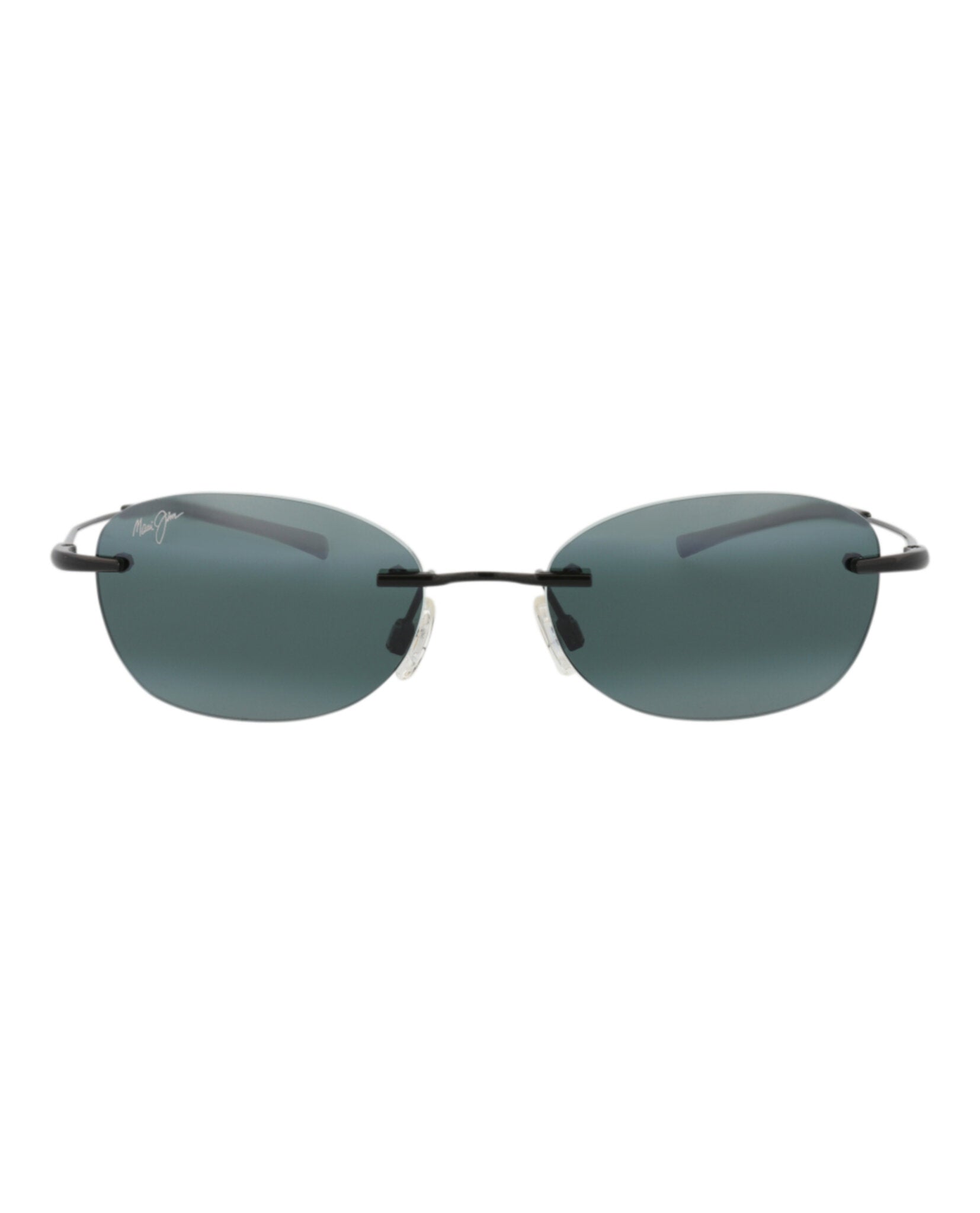 Maui Jim Unisex Round/Oval Black Black Grey Fashion Designer Eyewear