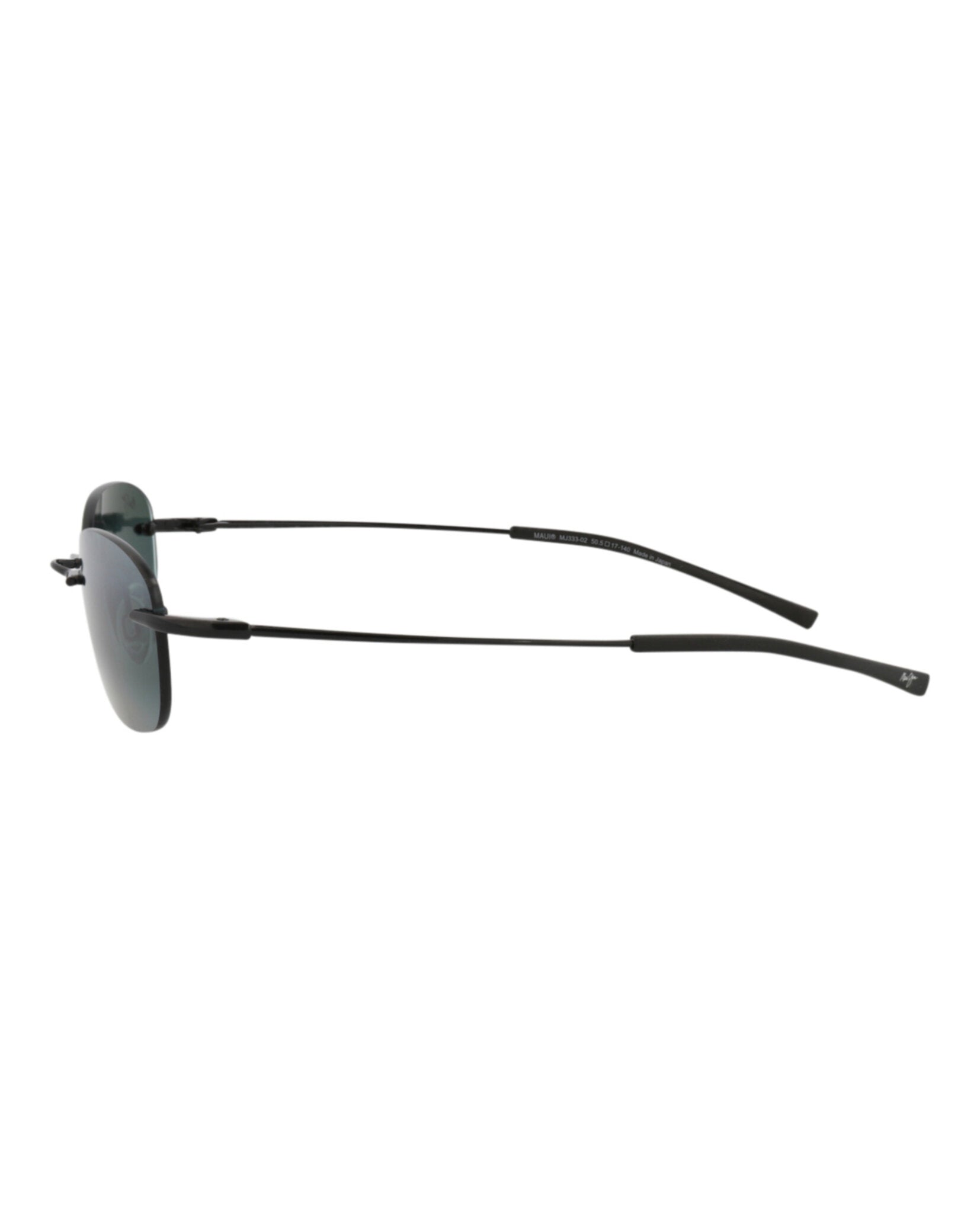 Maui Jim Unisex Round/Oval Black Black Grey Fashion Designer Eyewear
