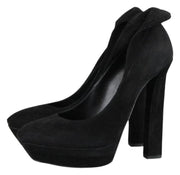 Bottega Veneta Women's Suede Platform Heel Pump 333003