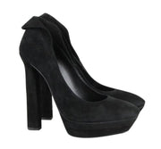 Bottega Veneta Women's Suede Platform Heel Pump 333003