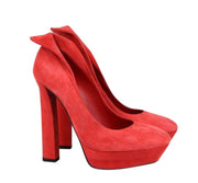 Bottega Veneta Women's Suede Platform Heel Pump 333003