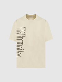 RHUDE MEN'S SIDE LOGO TEE