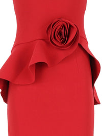 Rotate Women Long Dress With A Flower