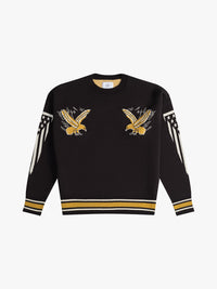 Rhude Rhude Men's Eagle Souvenir Knit Crewneck