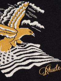 Rhude Rhude Men's Eagle Souvenir Knit Crewneck