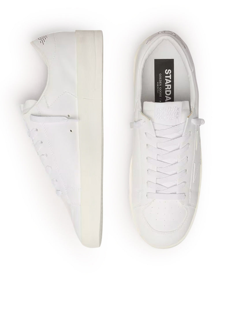 Golden Goose Deluxe Brand Golden Goose Deluxe Brand Men Stardan Sneakers In White Leather