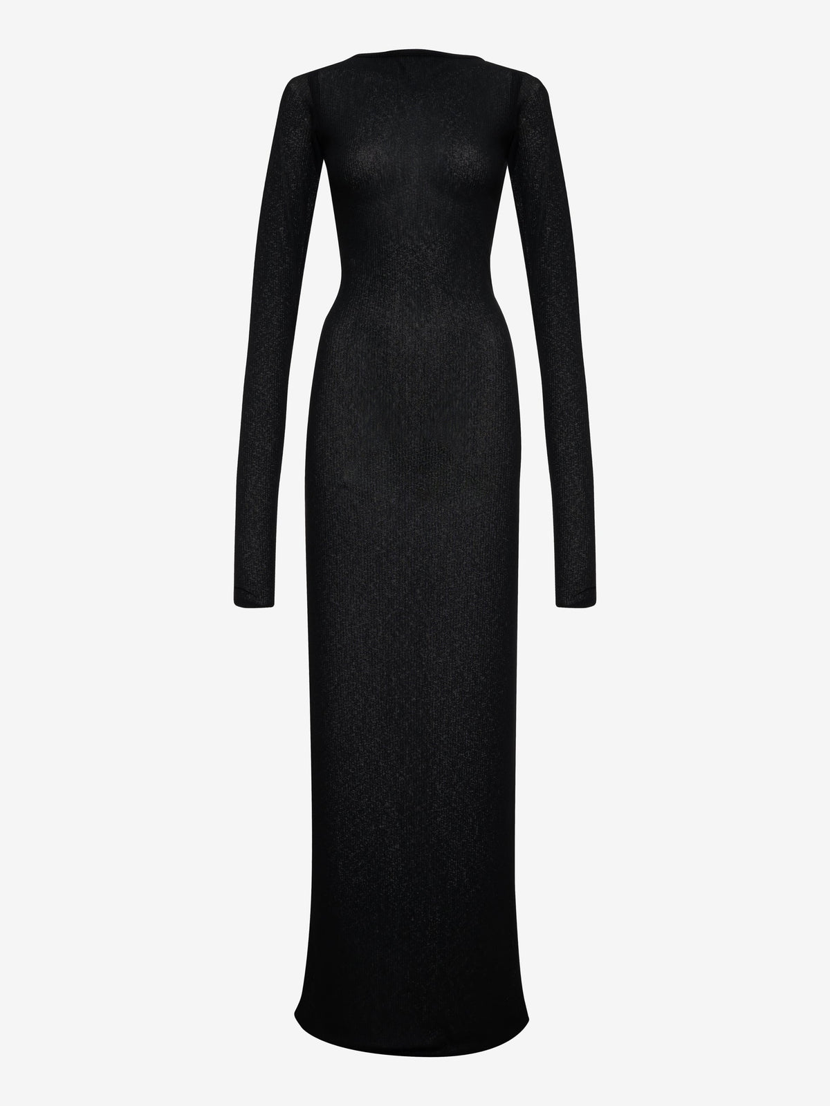 Rhude Rhude Women's Sheer Knit Jersey Dress Black