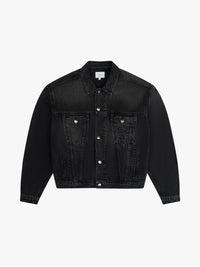 Rhude Rhude Women's Oversized Denim Trucker J Black