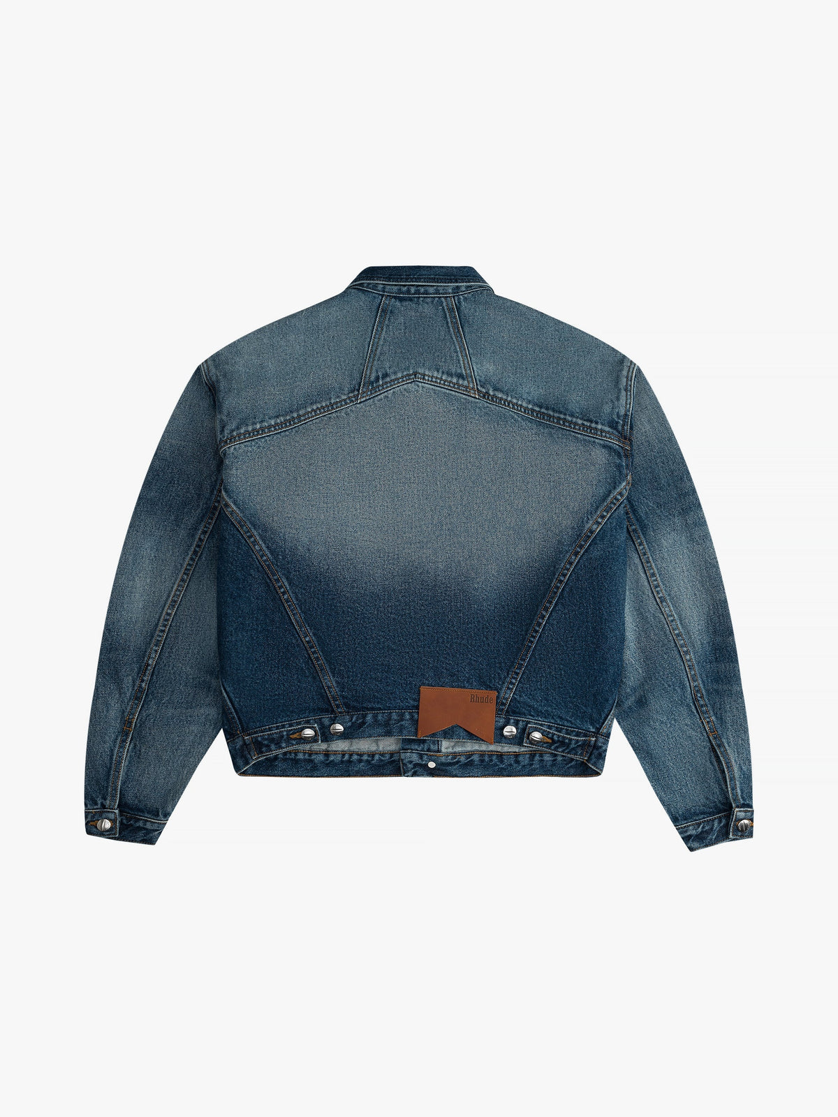 Rhude Rhude Women's Oversized Denim Trucker J Light Indigo