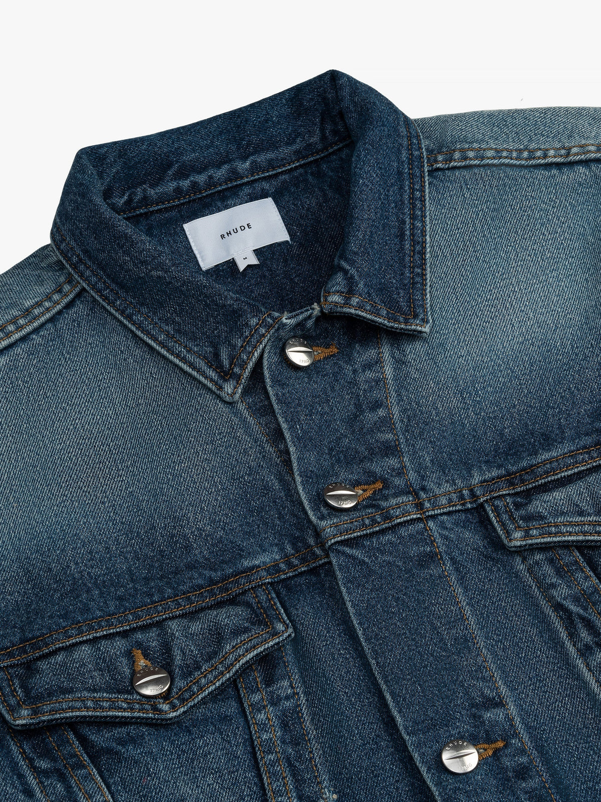 Rhude Rhude Women's Oversized Denim Trucker J Light Indigo