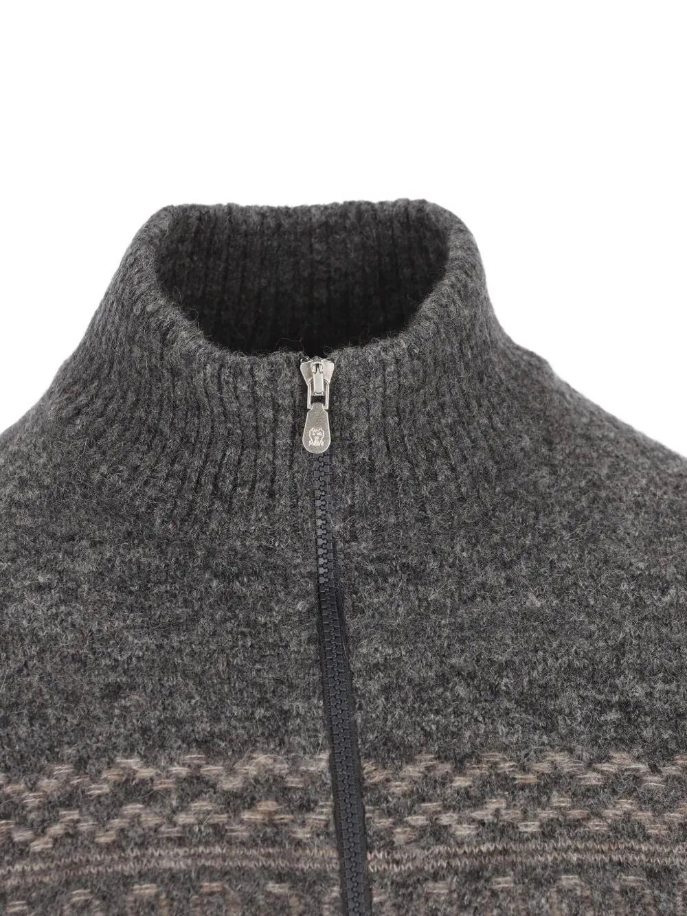 Brunello cucinelli Brunello Cucinelli Men High-Neck Cardigan With Zip