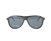 Gucci Unisex Black Metal & Plastic Aviator Sunglasses GG Black