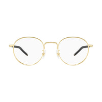 Montblanc Montblanc Eyeglasses Square Full Rim, Gold Frame and Clear Demo Lens Lens MB0273O001