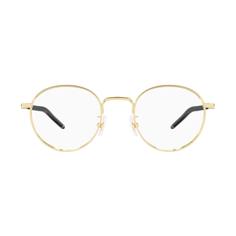 Montblanc Montblanc Eyeglasses Square Full Rim, Gold Frame and Clear Demo Lens Lens MB0273O001