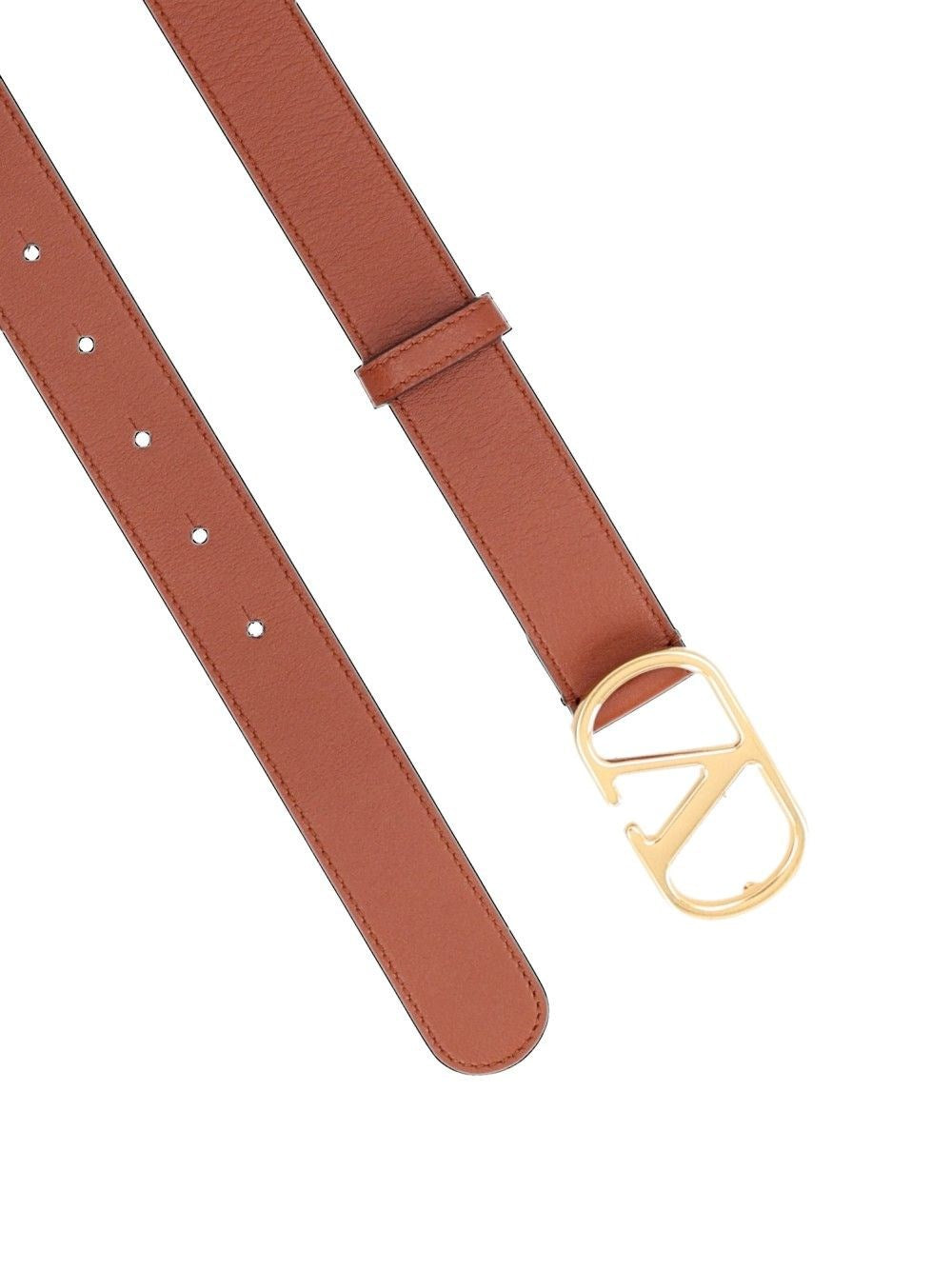 Valentino Garavani Valentino Garavani Women Vlogo Signature Leather Belt