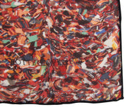 Bottega Veneta Women's Stained Glass Patterned Multicolor Silk Large Scarf 339634 6276