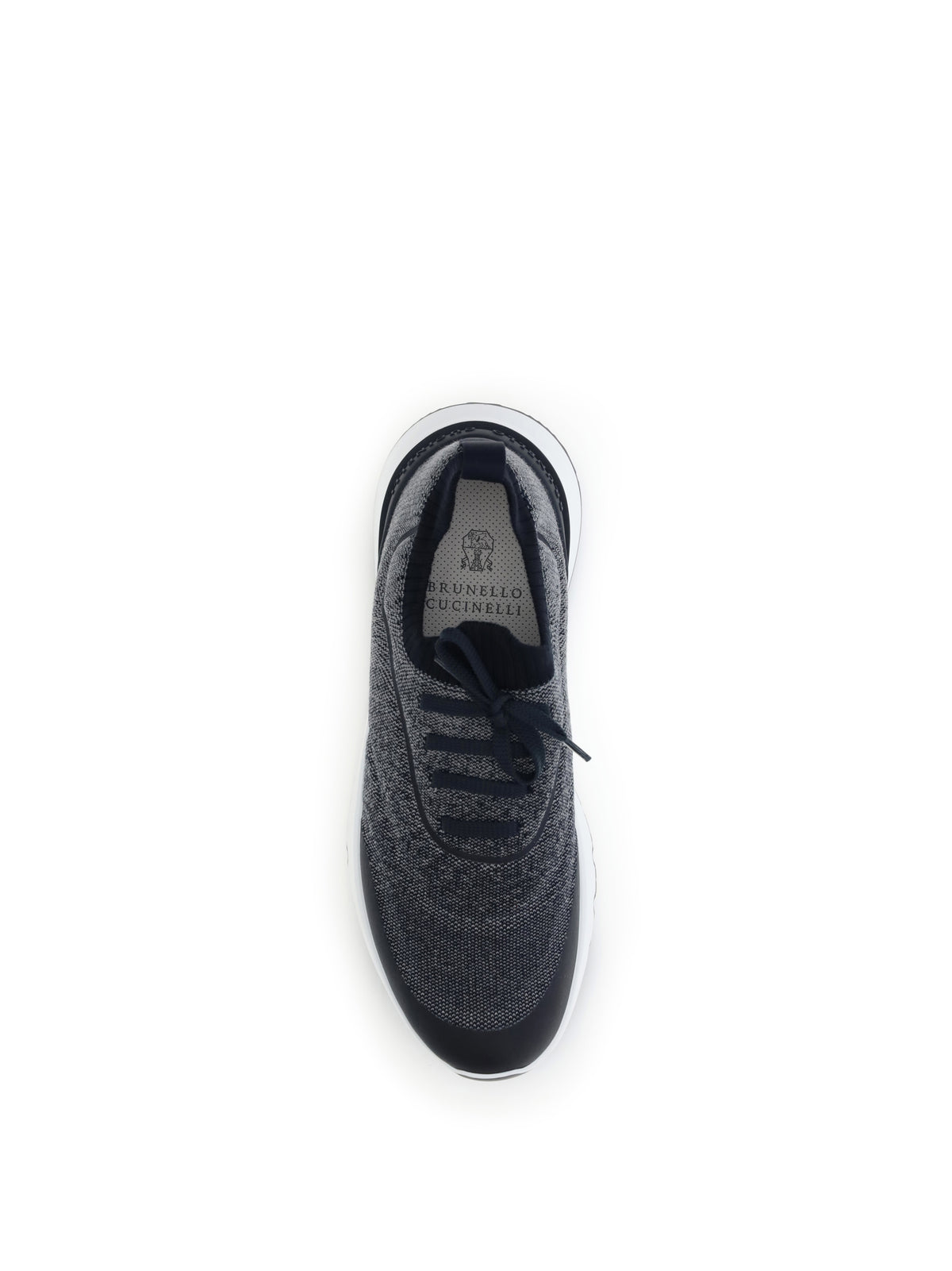 Brunello Cucinelli Men Techno Cotton Knit Sneakers Runners