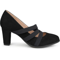 Loren Womens Faux Suede Strappy Heels
