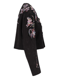 Dries Van Noten Women Vonda Short Jacket With Embroidery