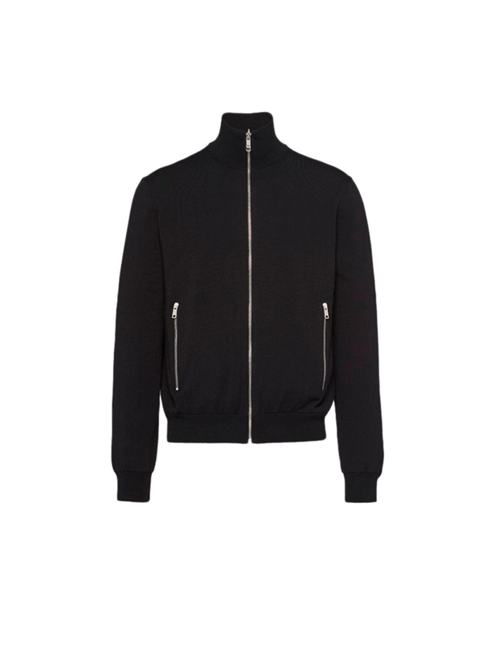 Prada Men Reversible Wool And Re-Nylon Jacket