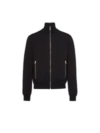 Prada Men Reversible Wool And Re-Nylon Jacket